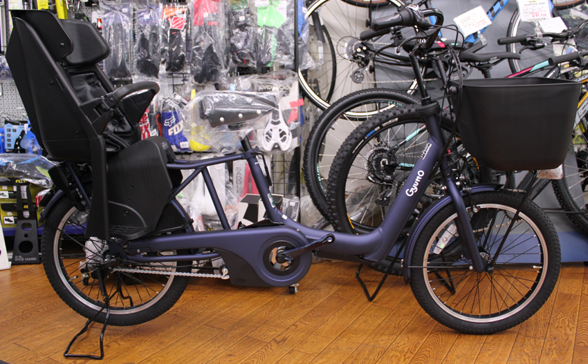 Panasonicの子乗せ電動自転車<br>ギュット・アニーズ・EXの<br>マットネイビーが入荷いたしました。