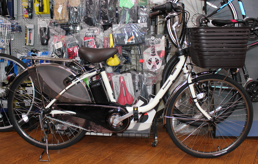 Panasonicの電動自転車<br>ビビ・DXのホワイトが入荷いたしました。