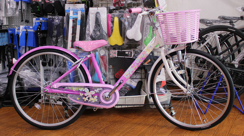 ブリヂストンの女の子用自転車<br>エコパル24が入荷いたしました。