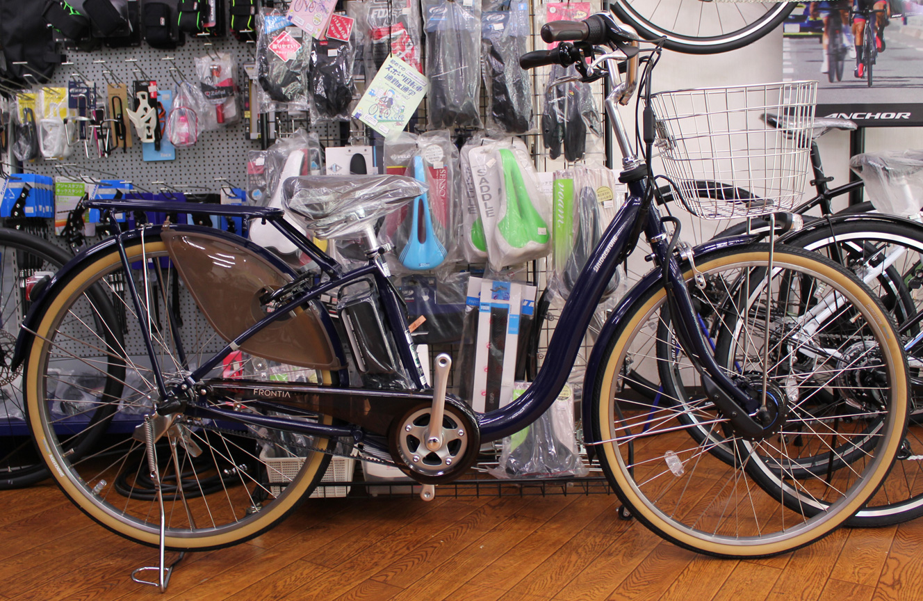 ブリヂストン製の電動自転車<br>フロンティアDX B200限定モデルが入荷いたしました。