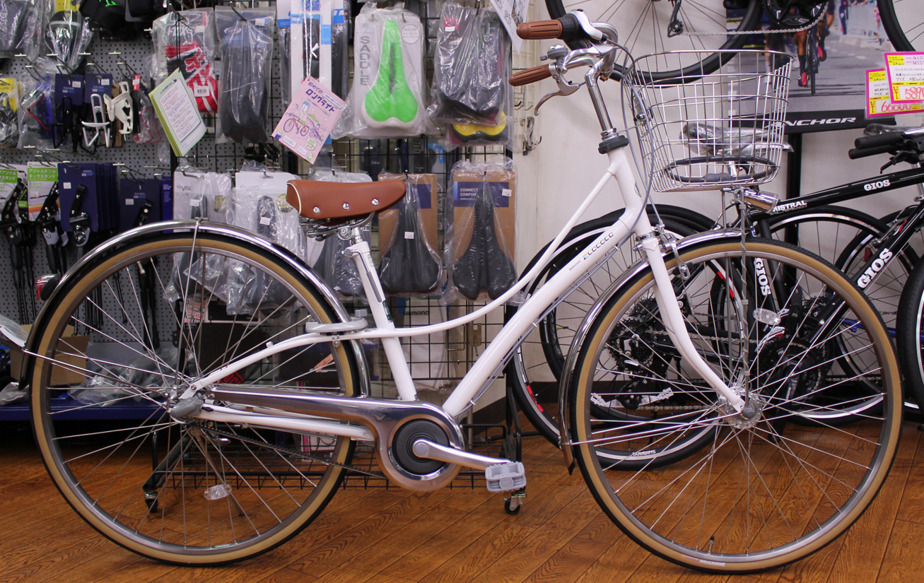 ブリヂストン製のベルト自転車<br>ロココが期間限定特価で売出し中。