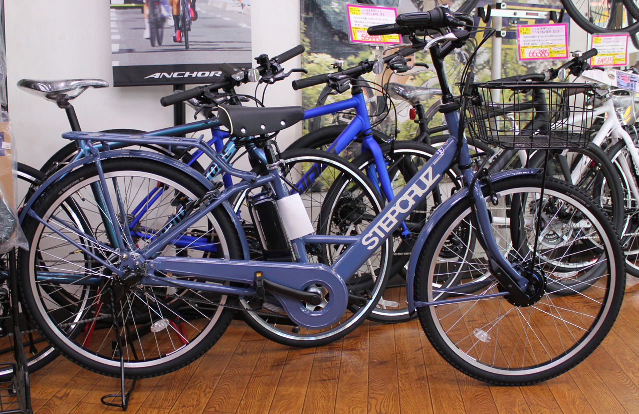 ブリヂストンの電動自転車<br>ステップクルーズeが入荷いたしました。