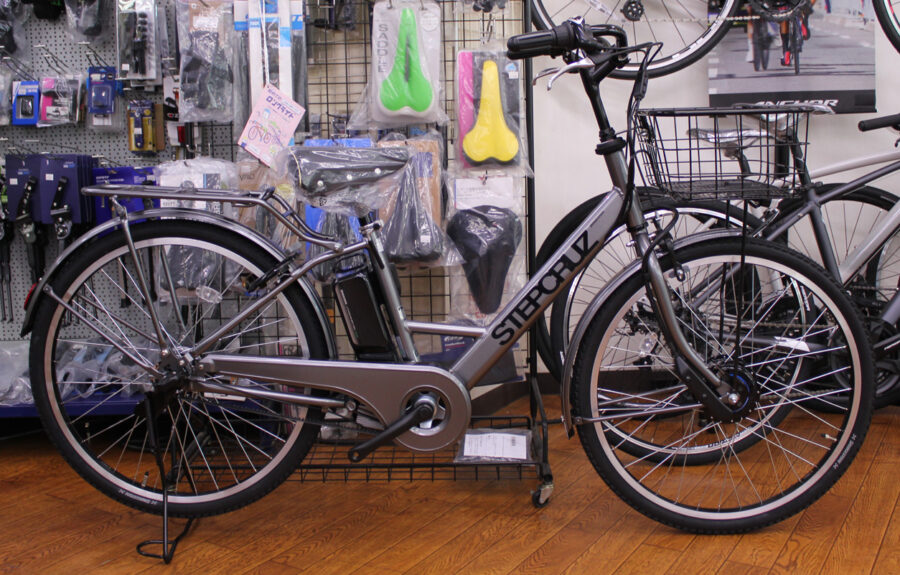 ブリヂストンの電動自転車<br>ステップクルーズeの限定カラーが入荷しました。