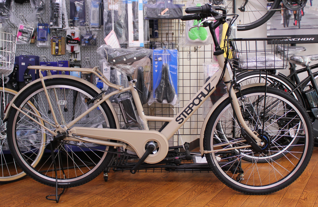 ブリヂストンの電動自転車<br>ステップクルーズeが入荷いたしました。