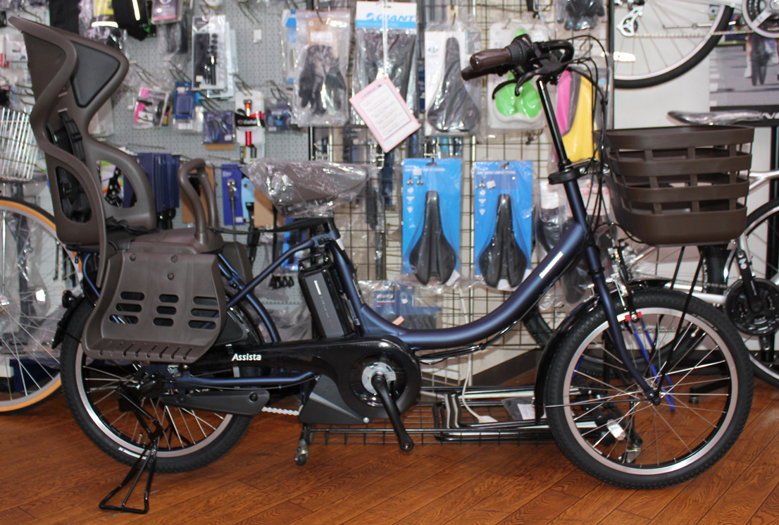 在庫処分特価のご案内<br>ブリヂストンの子乗せ電動自転車「アシスタC STD」